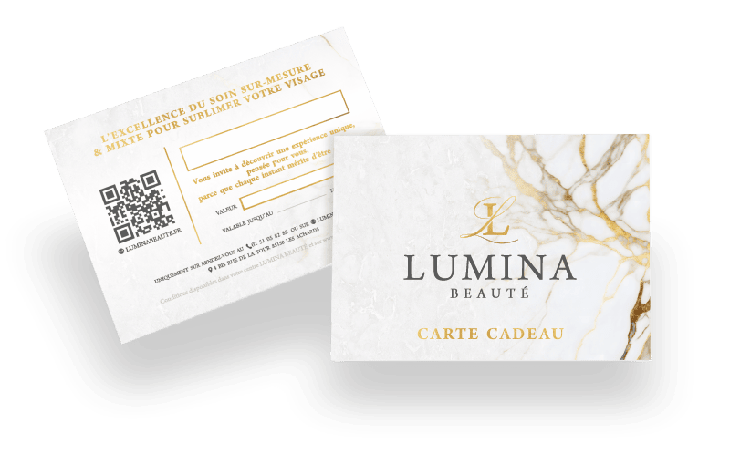 Carte cadeau Lumina Beauté – Offrir un soin d’exception